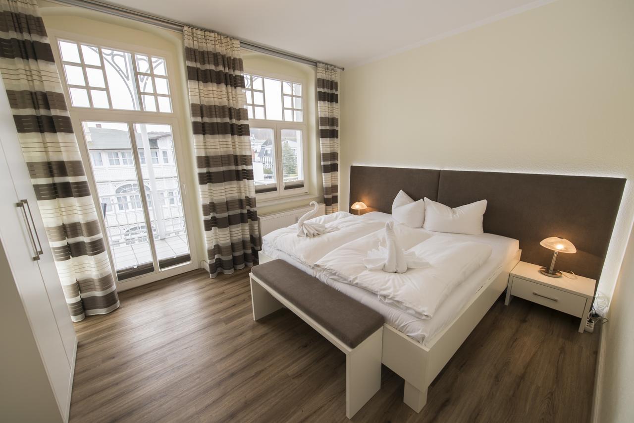 Haus Metropol - Fewo 7 Mit Balkon Und Meerblick Binz Exterior foto